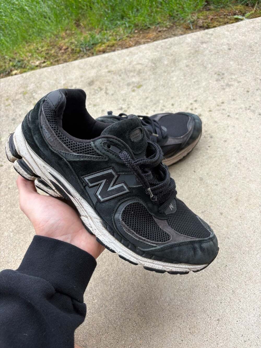 New Balance 2002R Black Gunmetal M2002RBK Size 10.5